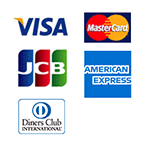 VISAカード、MasterCard、JCBカード、アメリカン・エキスプレスカード、ダイナースクラブカード